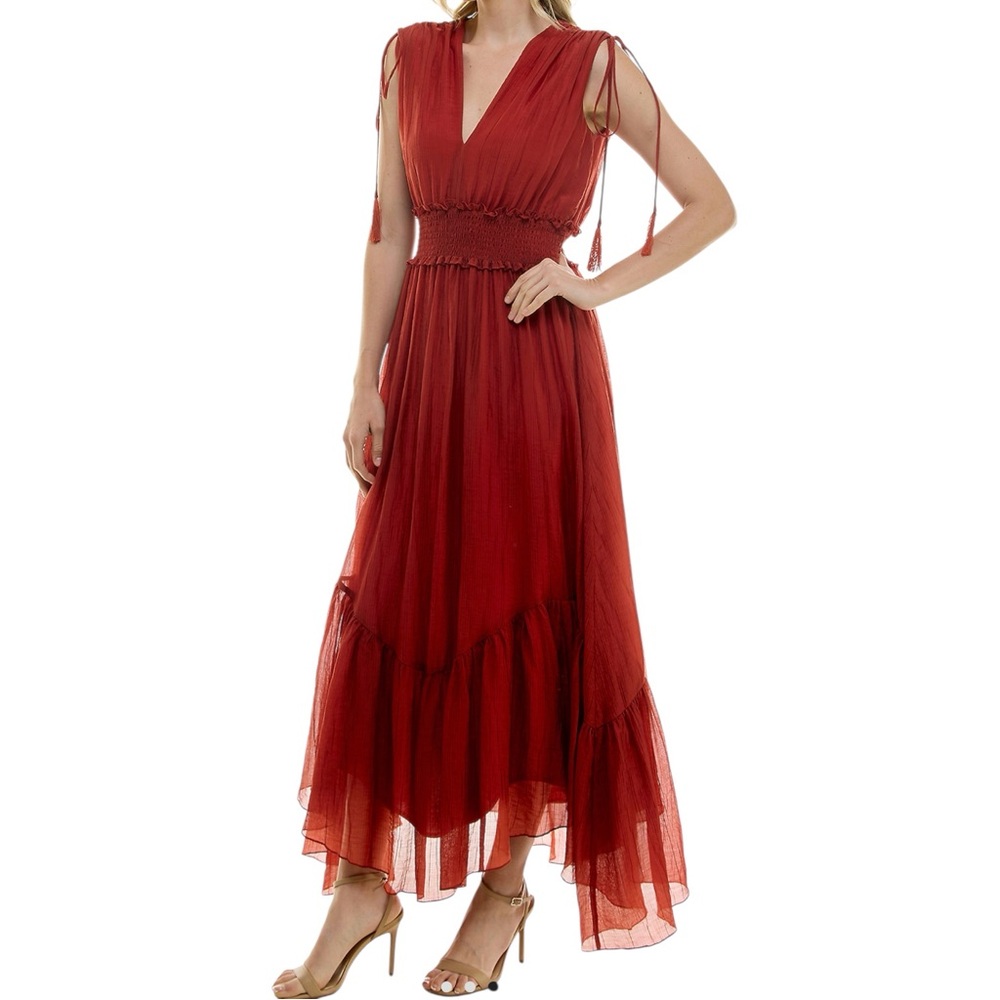 NWT Taylor Elegant‎ Amber Empire Waist Midi/Maxi Dress Size 12